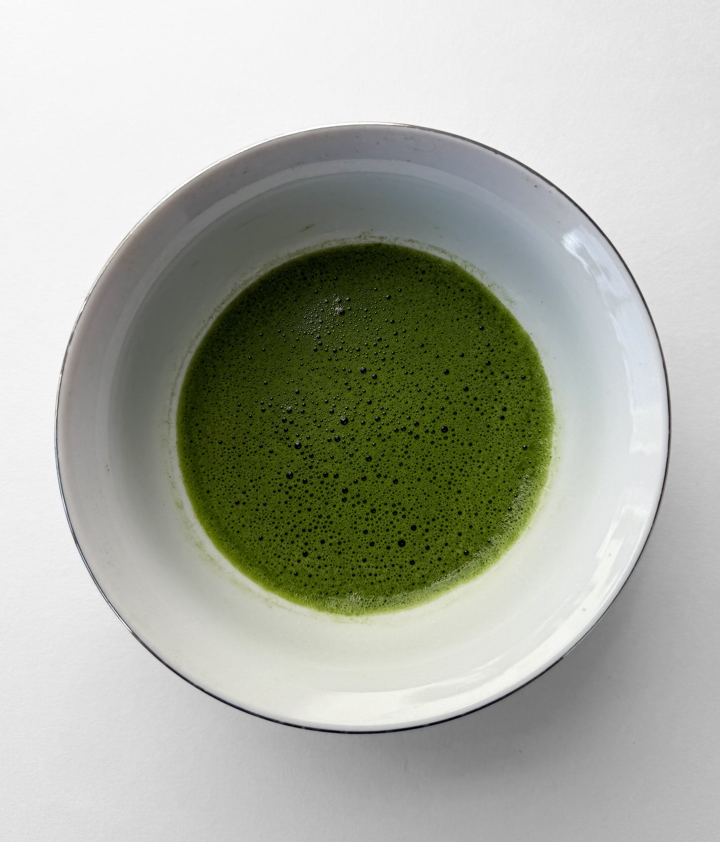 Gokou ceremonial grade matcha - whisked with water