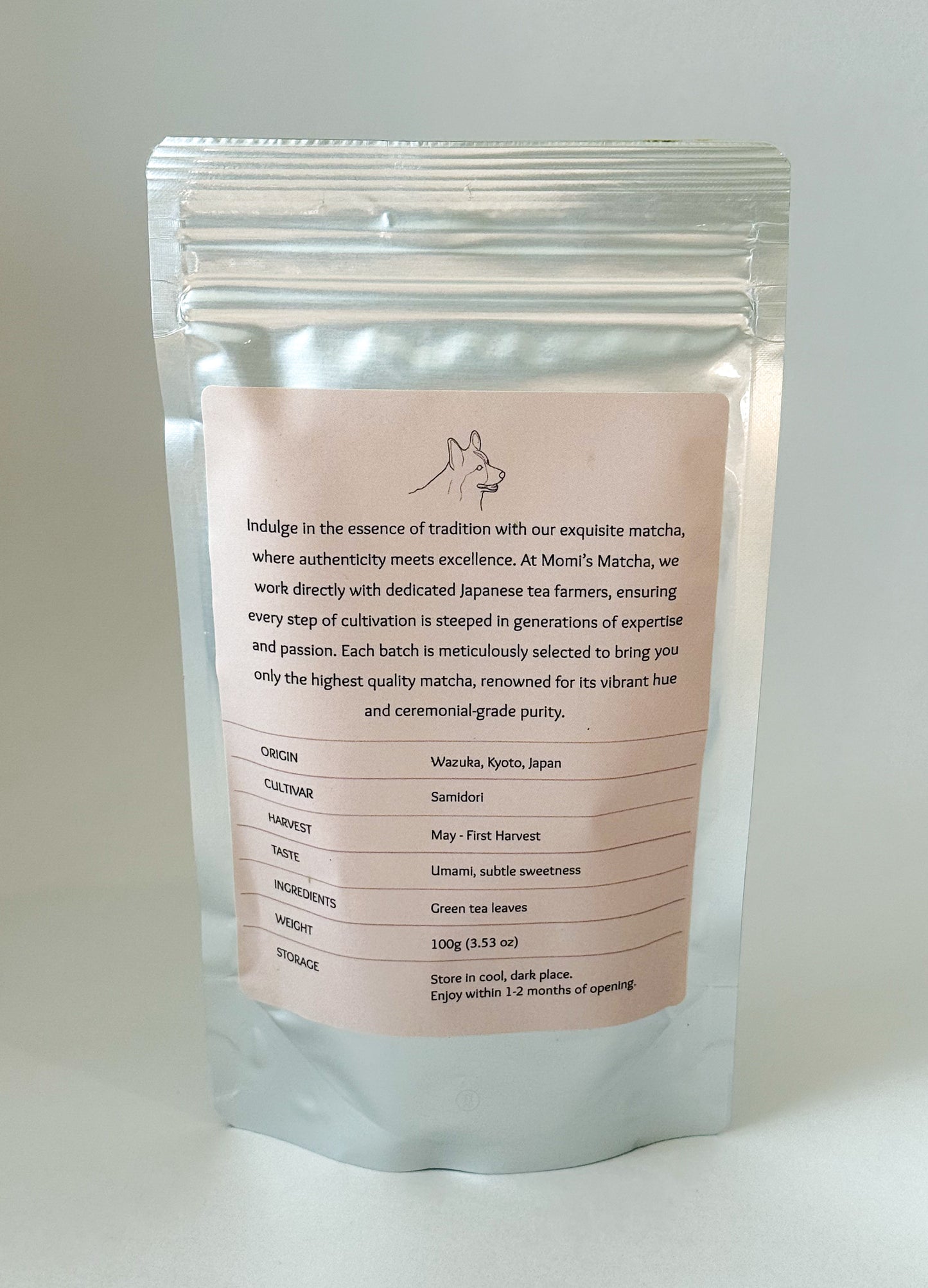 samidori 100g back