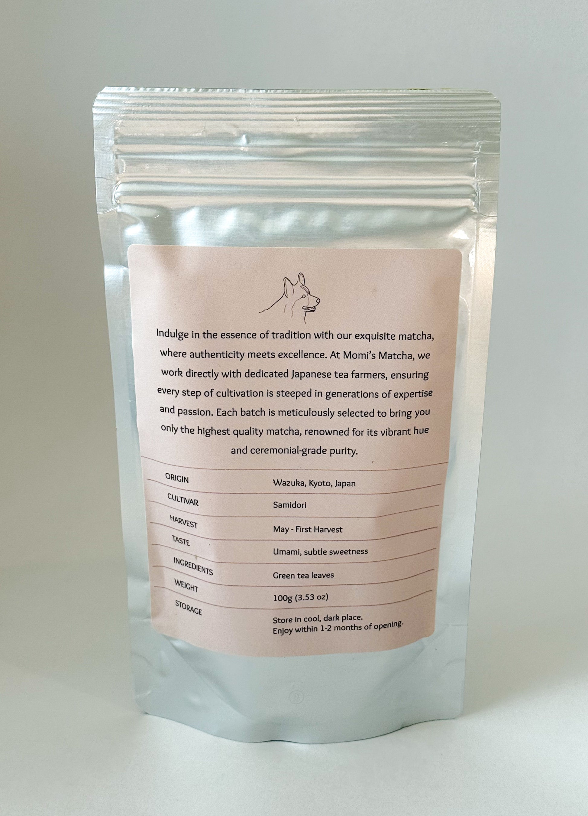 samidori 100g back
